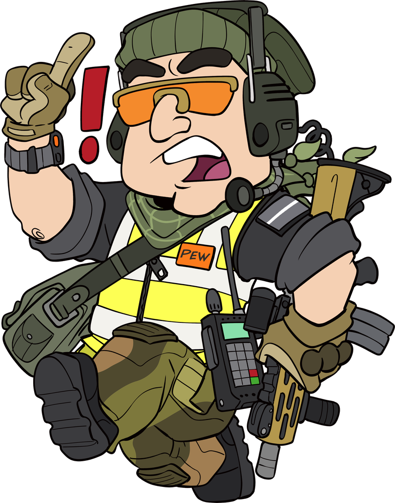 BB Heads Airsoft Marshall #6 Morale Patch