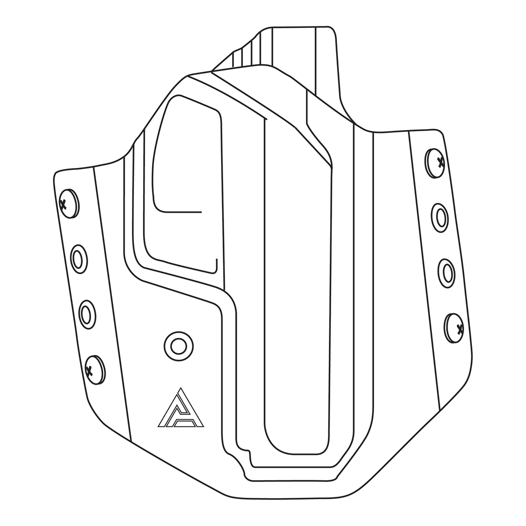 HK USP OWB NO LIGHT HOLSTER