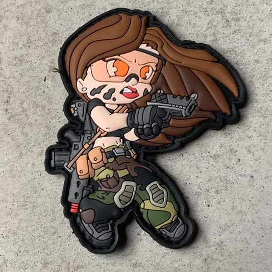 BB Heads MYST Airsoft Anna Action #7 Morale Patch