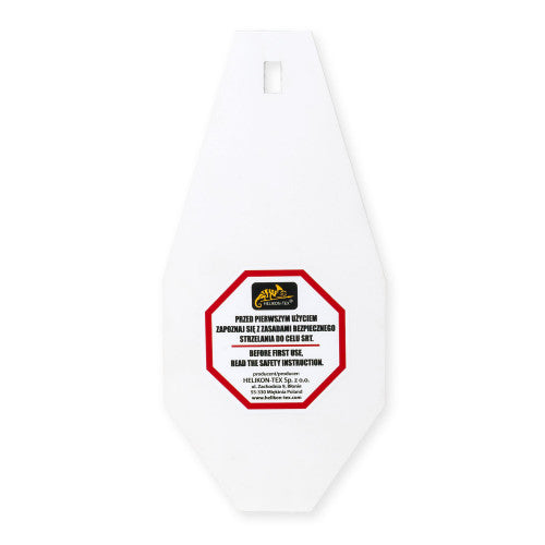 SRT MINI ALPHA TARGET - HARDOX 600 STEEL - WHITE