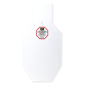 SRT TORSO TARGET - HARDOX 600 STEEL - WHITE